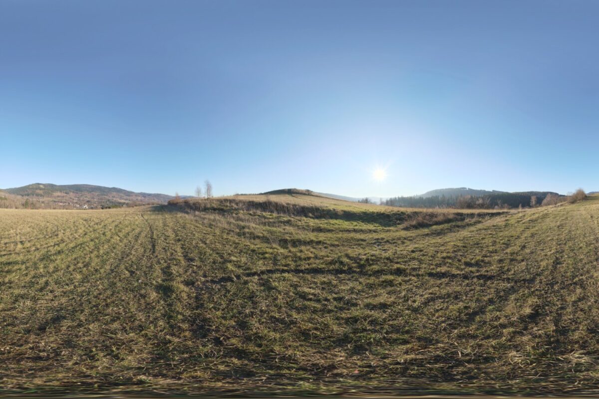 Autumn Hilly Field HDRI