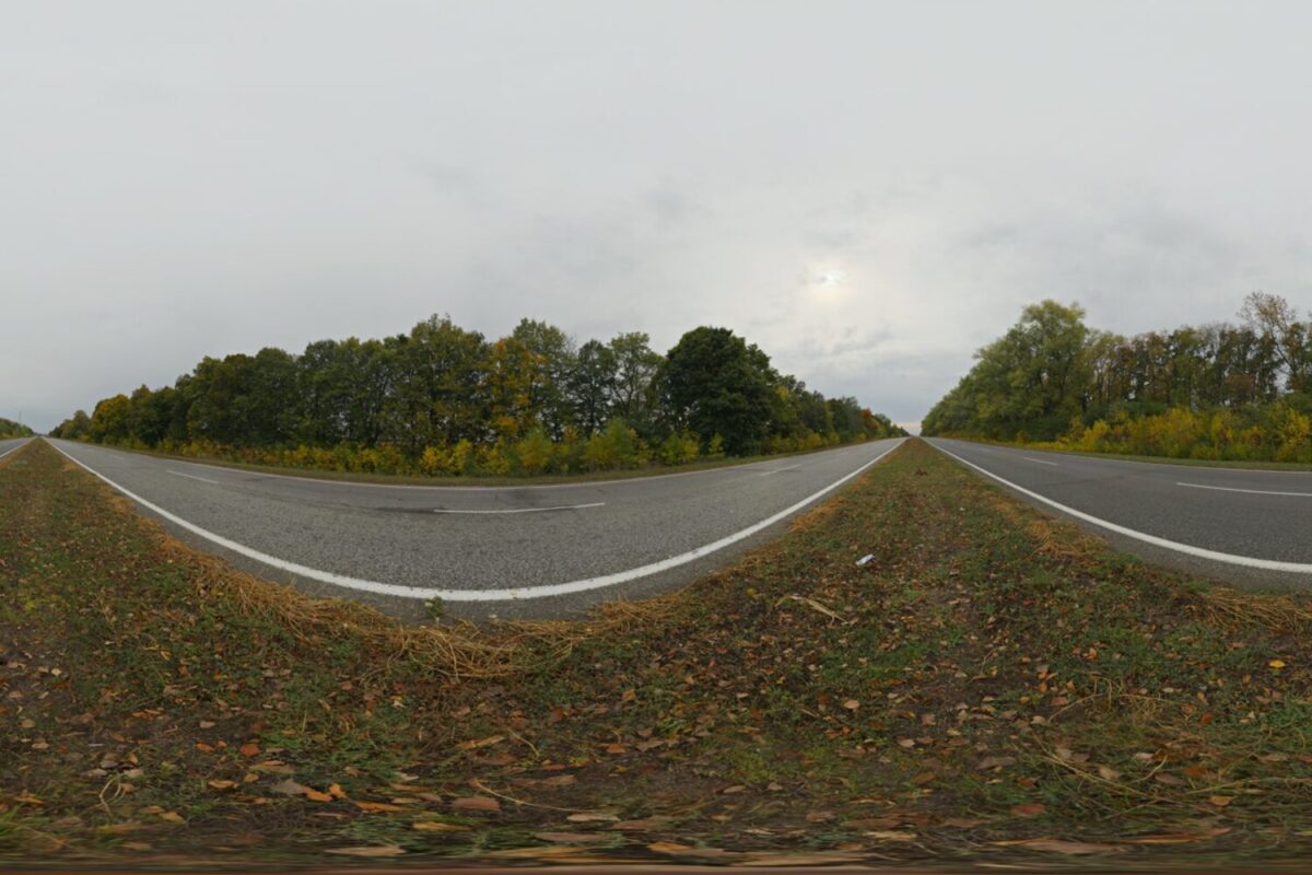 Autumn Road HDRI