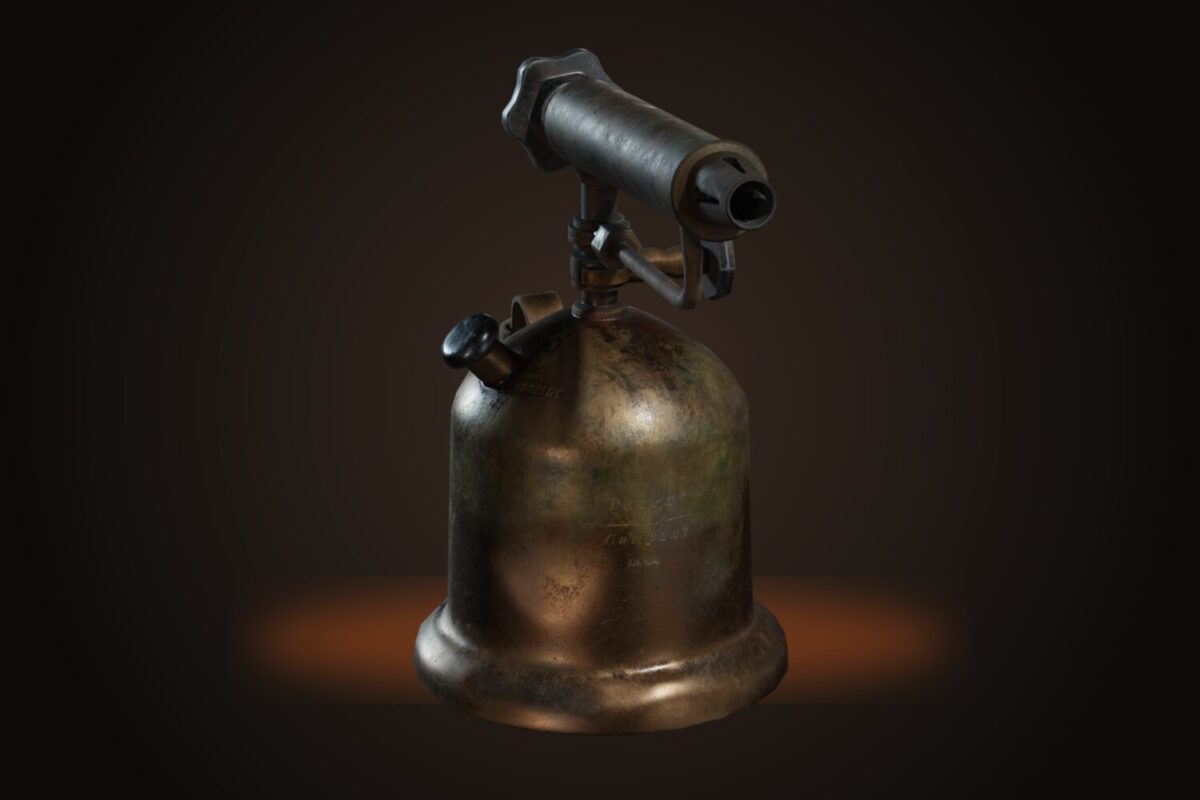 Brass Blowtorch Model