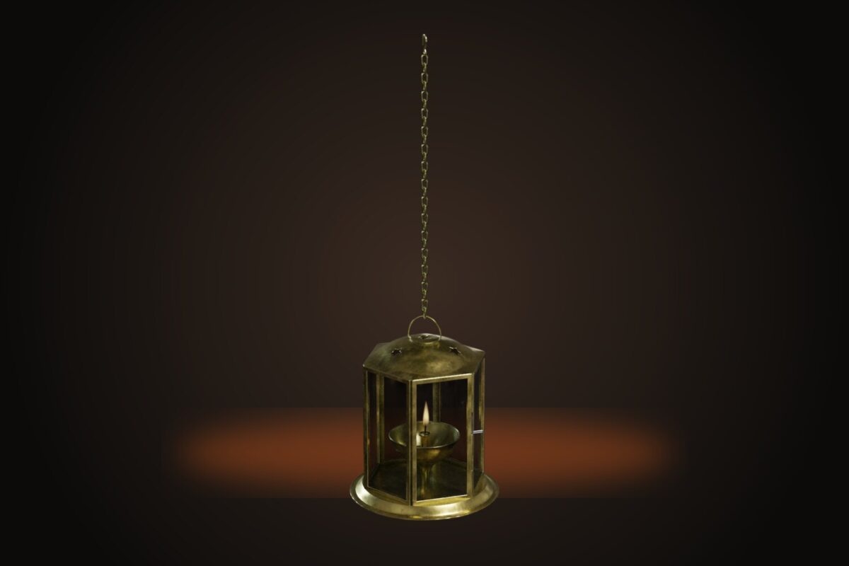 Brass Diya Lantern Model