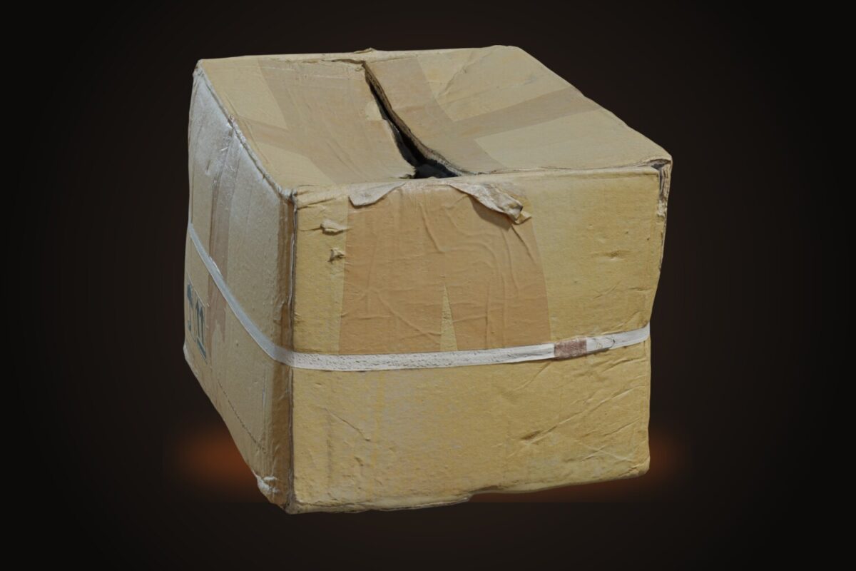 Cardboard Box 01 Model