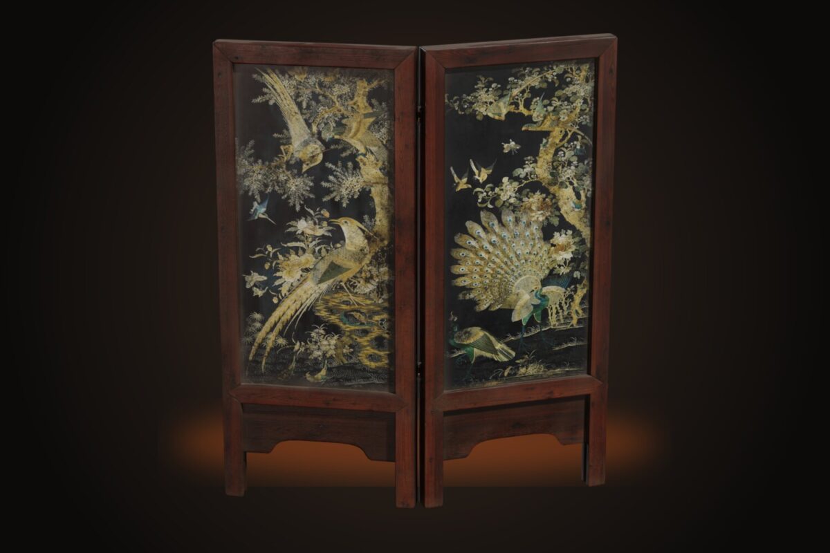 Chinese Screen Panels Model