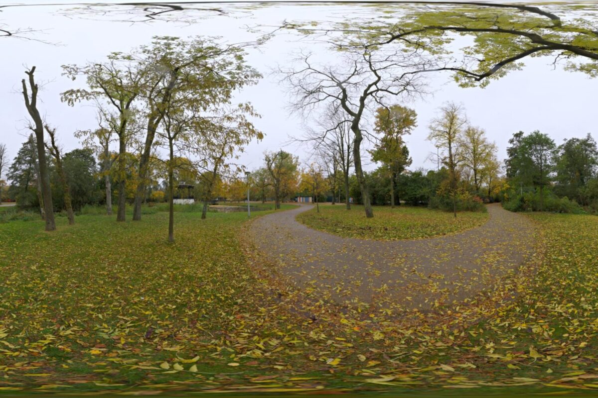 Cloudy Vondelpark HDRI