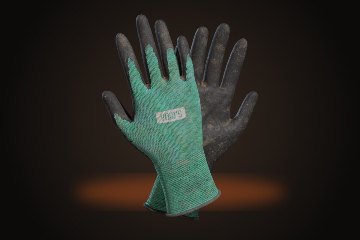 Garden Gloves 01 Model