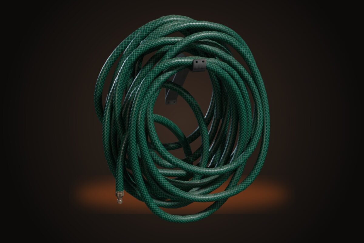 Garden Hose Wall Mounted 01 Model