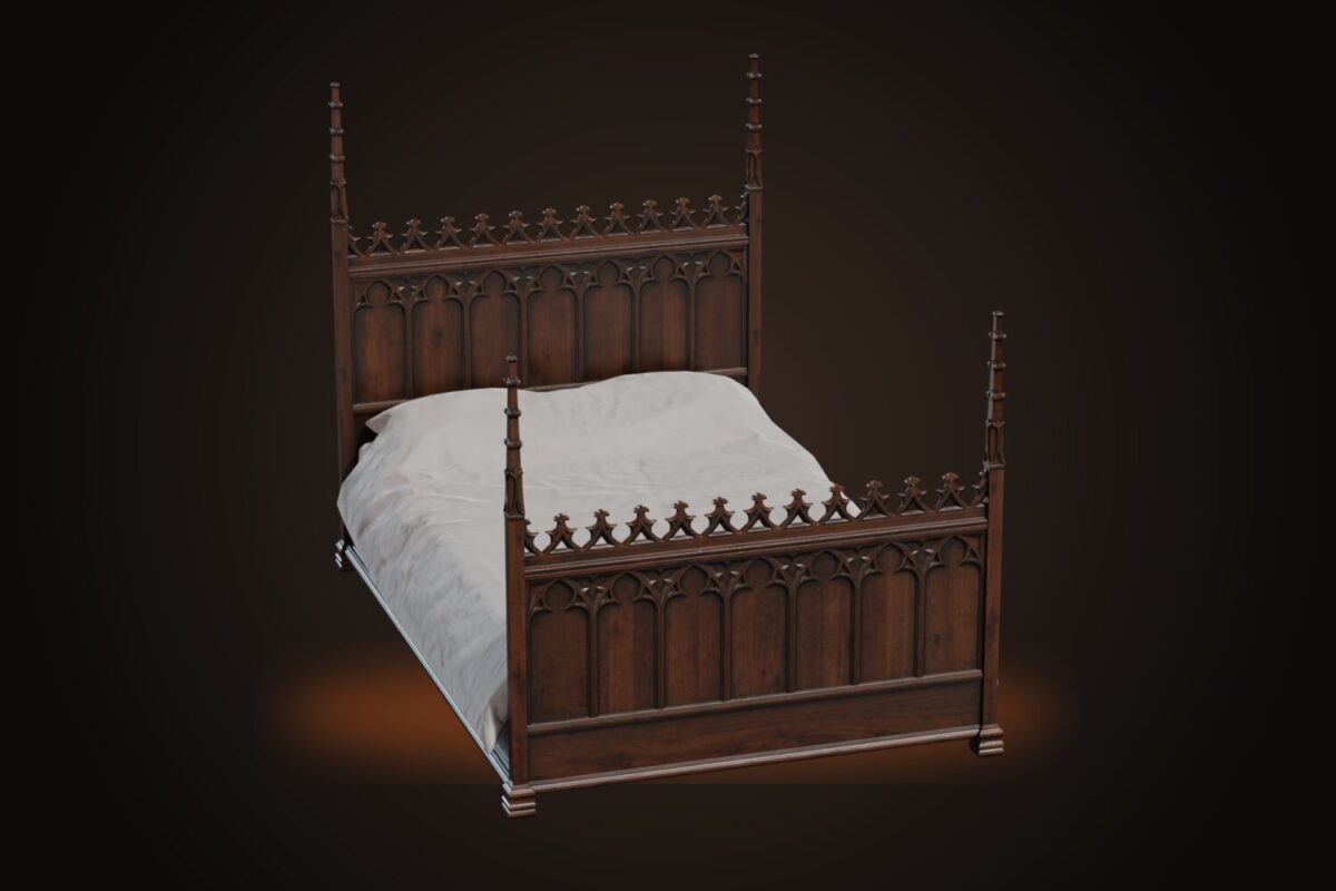 Gothic Bed 01 Model