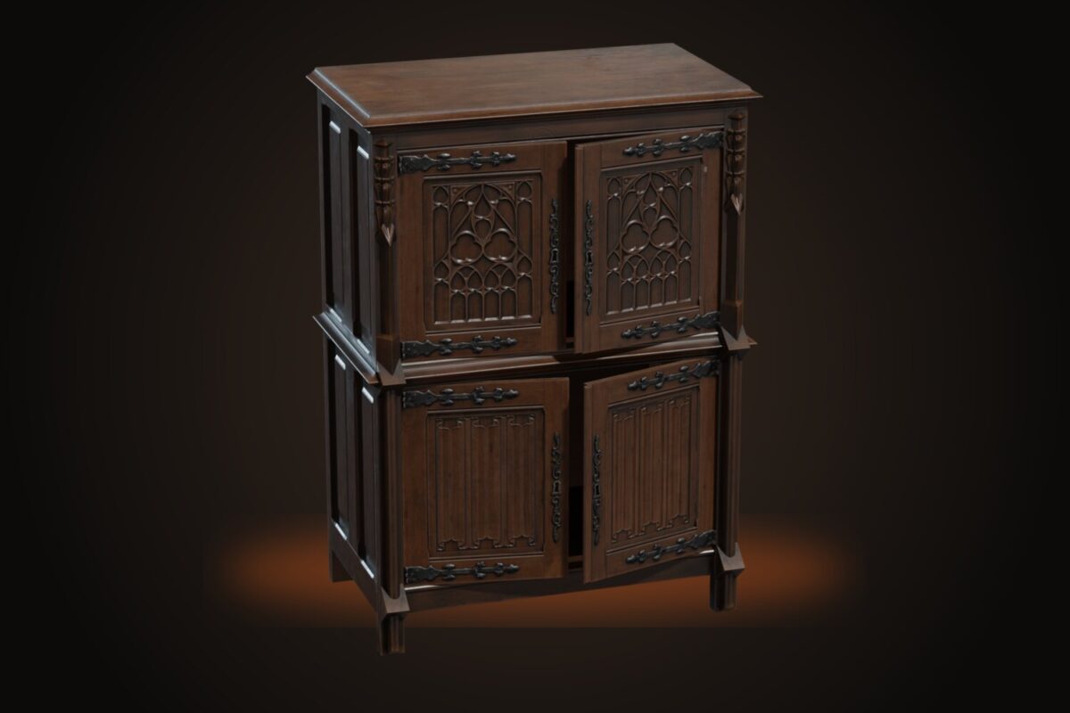 Gothic Cabinet 01 Model