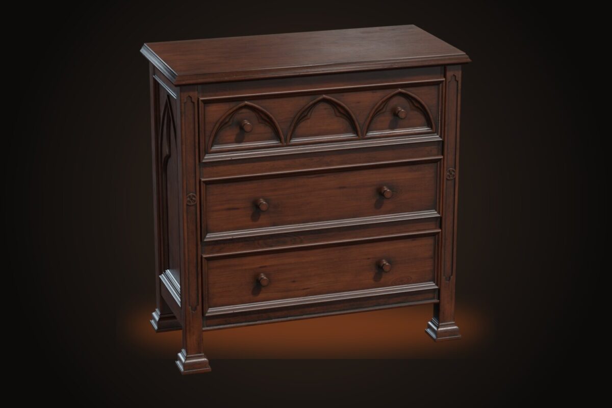 Gothic Commode 01 Model