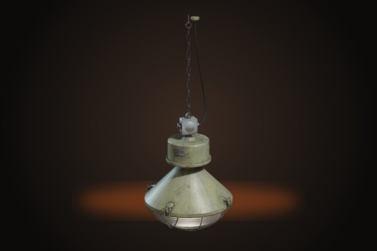 Hanging Industrial Lamp Model