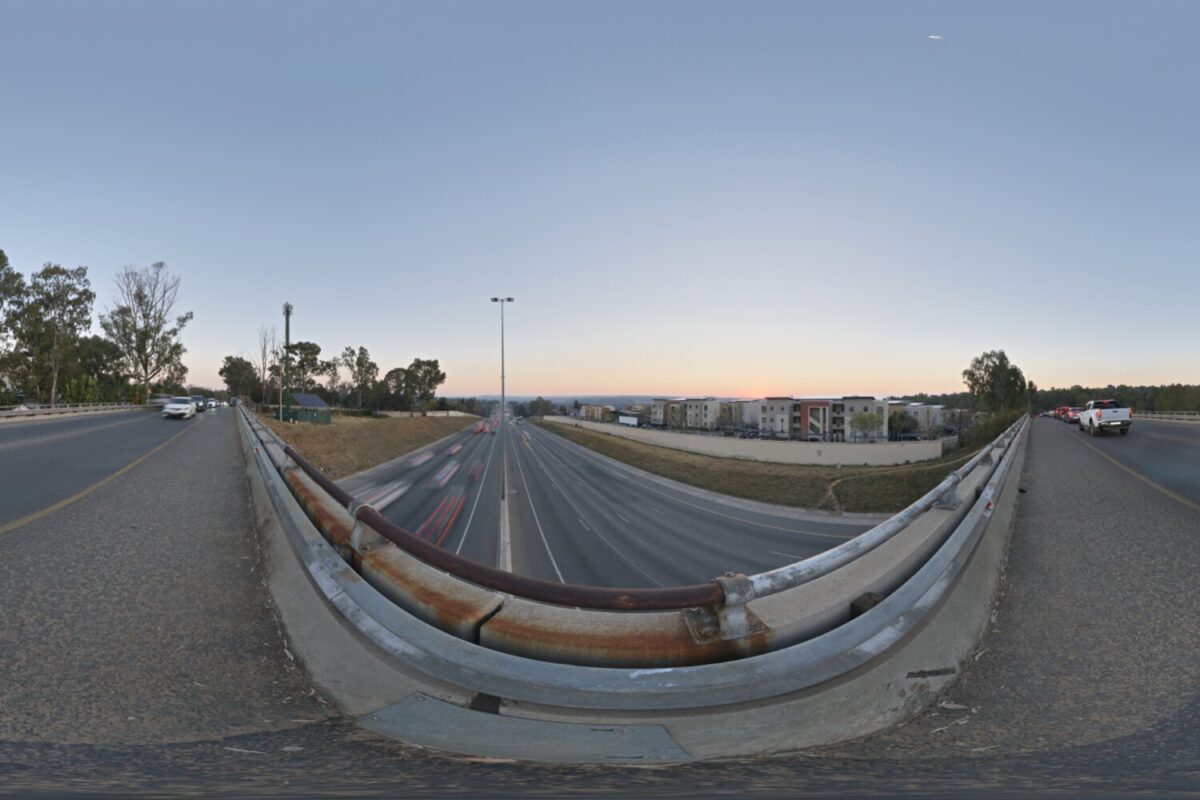 Highway Bridge Sunset HDRI