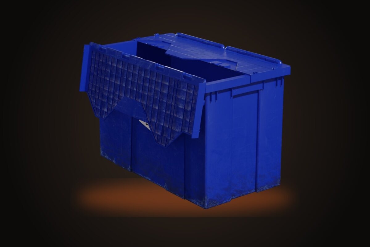 Industrial Plastic Container Model