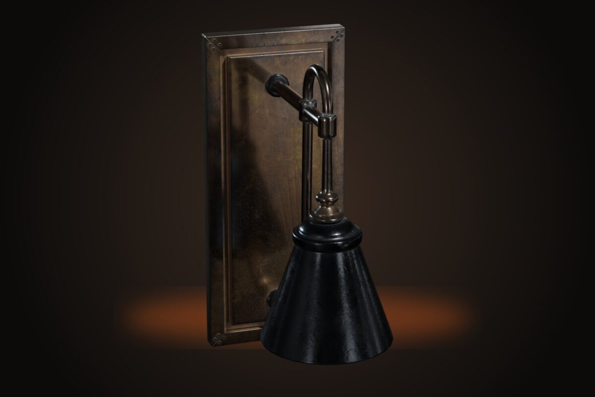 Industrial Wall Sconce Model