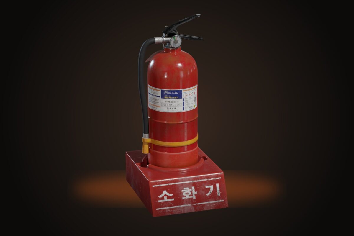 Korean Fire Extinguisher 01 Model