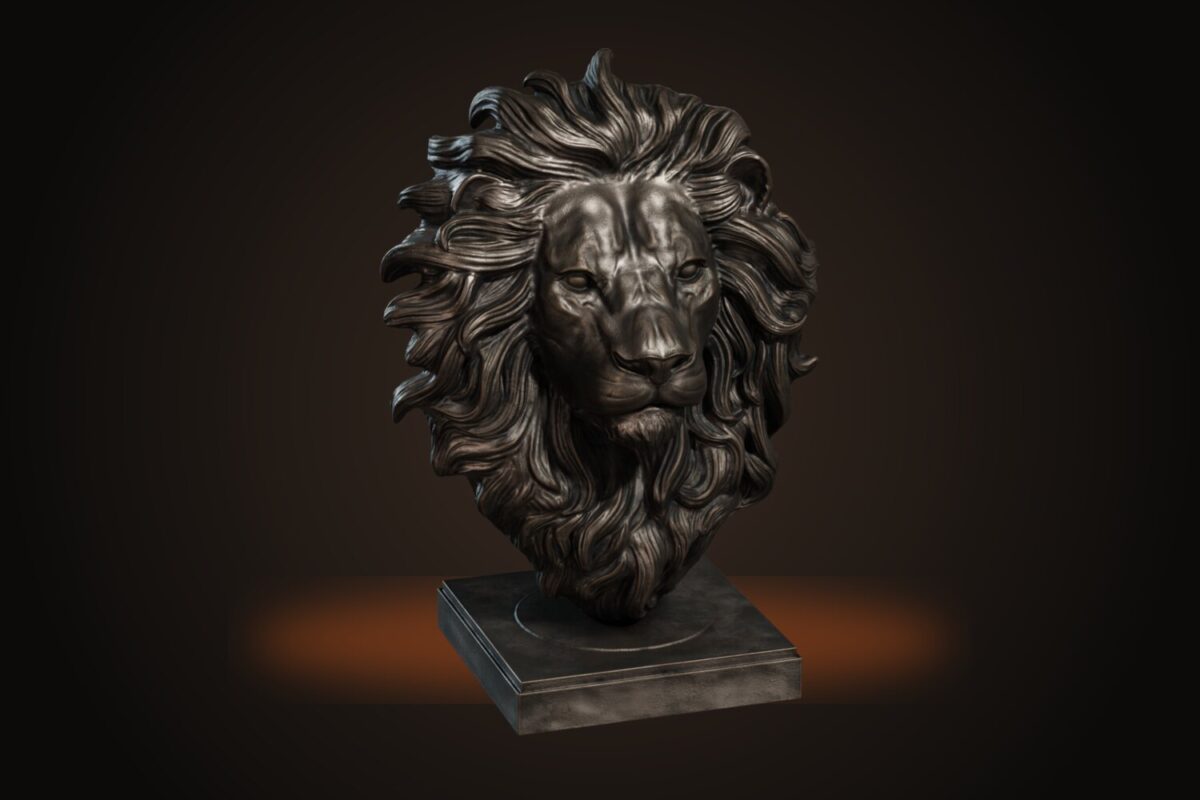 Lion Head Model