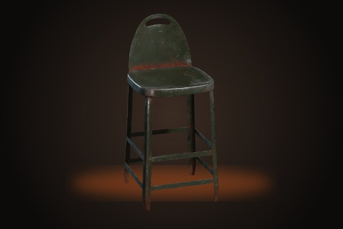 Metal Stool 03 Model