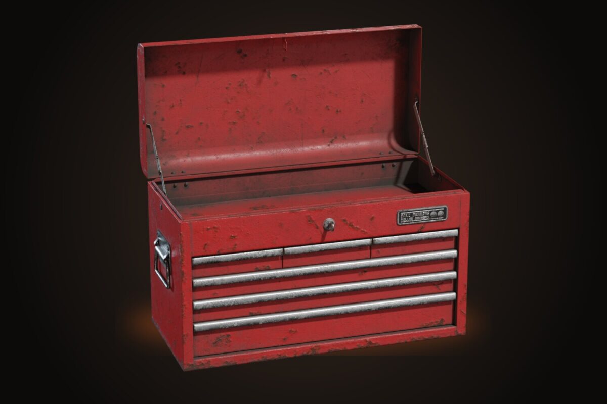 Metal Tool Chest Model