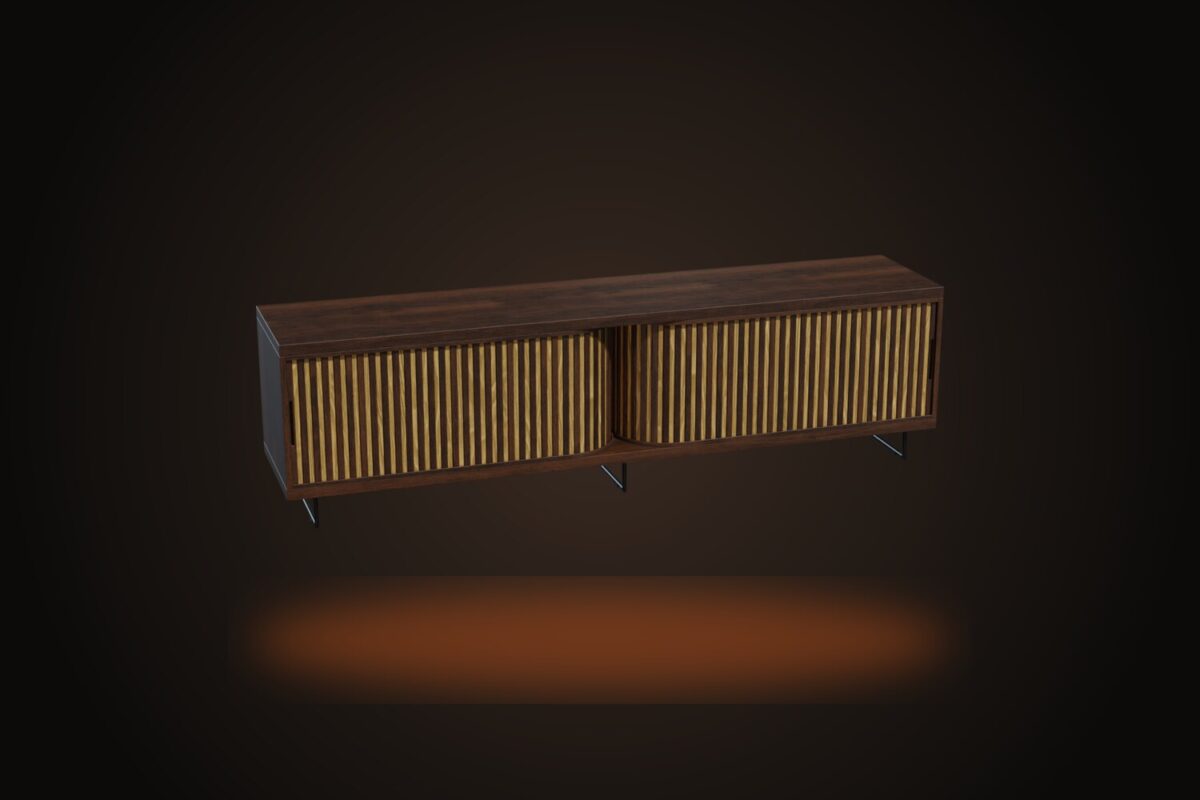 Modern Wooden Cabinet Model