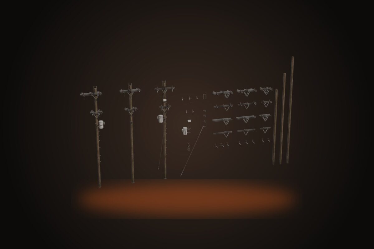 Modular Electricity Poles Model