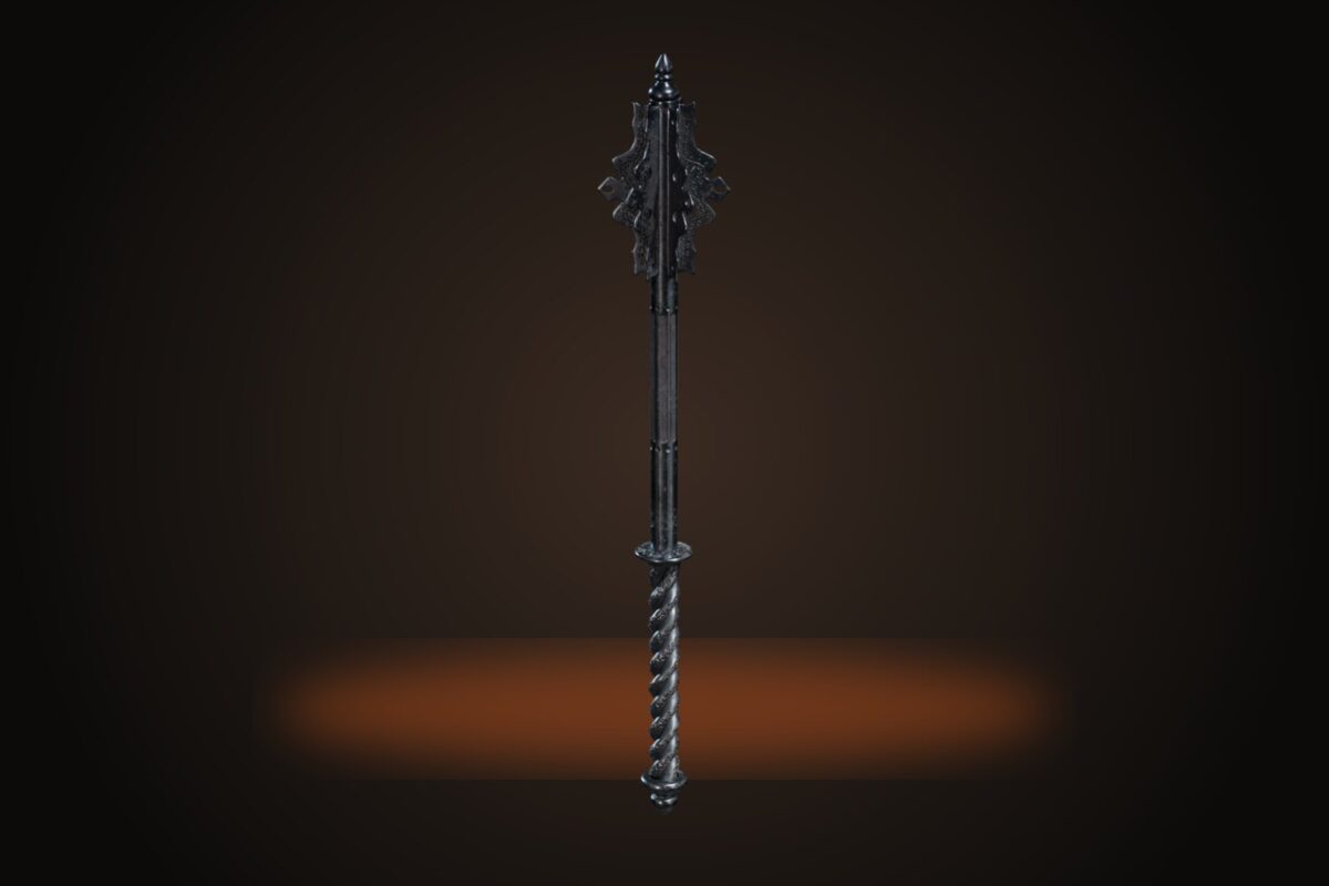 Ornate Medieval Mace Model