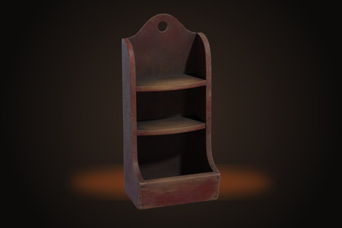Painted Wooden Shelves Model