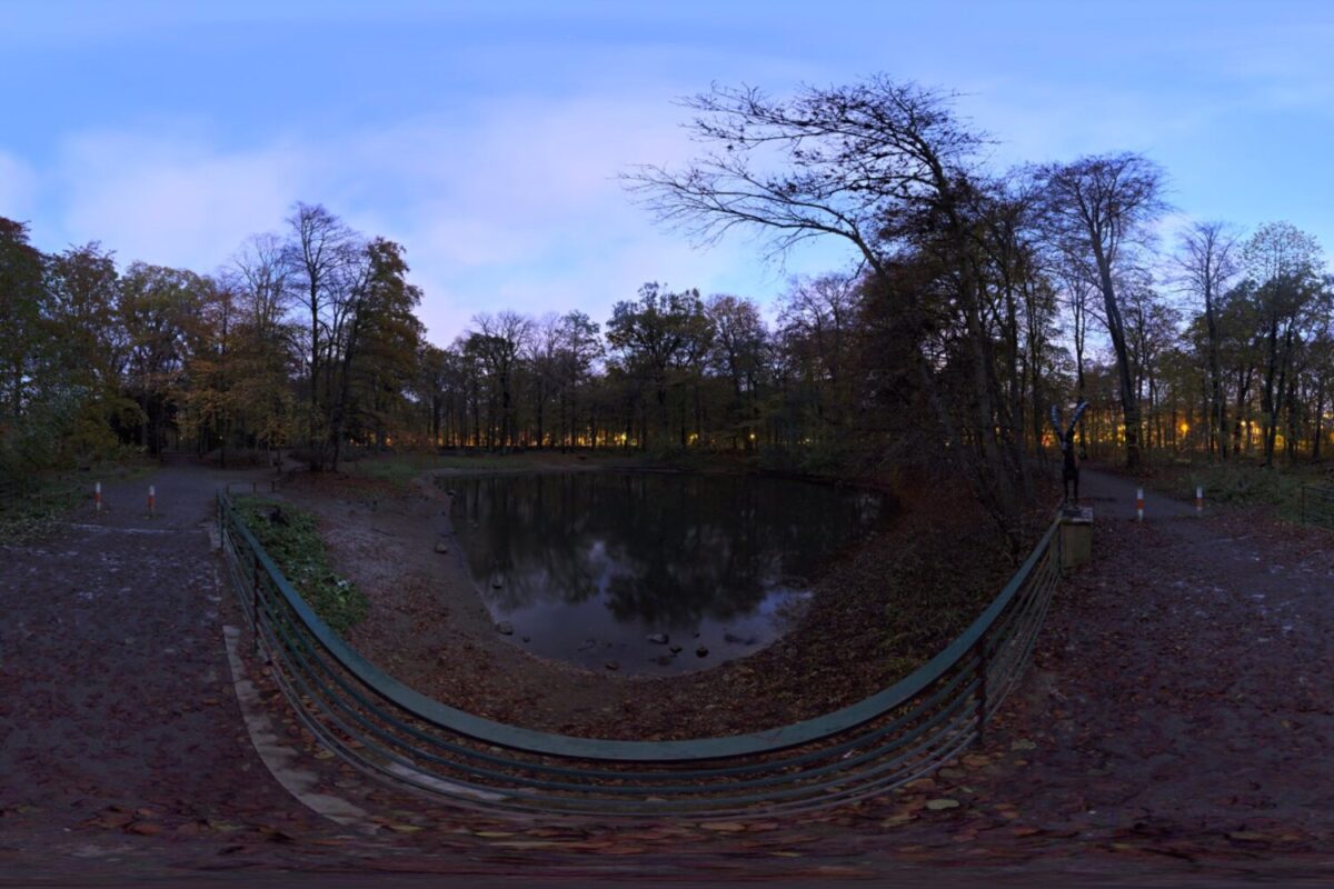 Pond Bridge Night HDRI