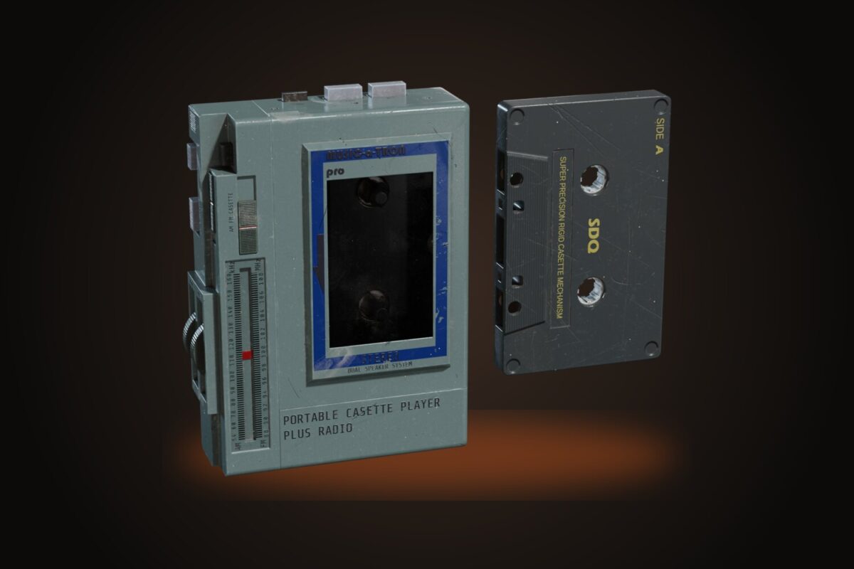 Portable Cassette Player Model
