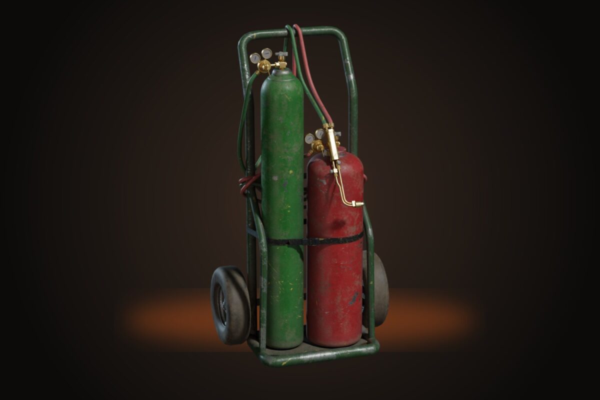 Portable Welding Cart Model