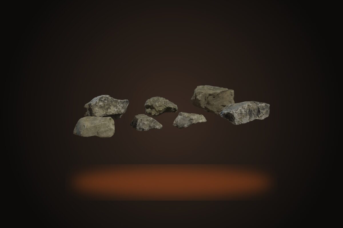 Rock Moss Set 02 Model