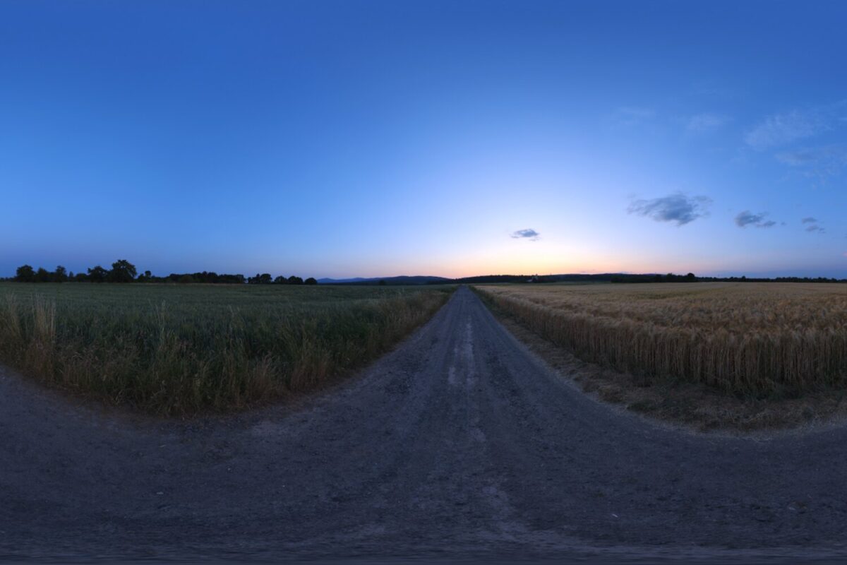 Rural Evening Road HDRI