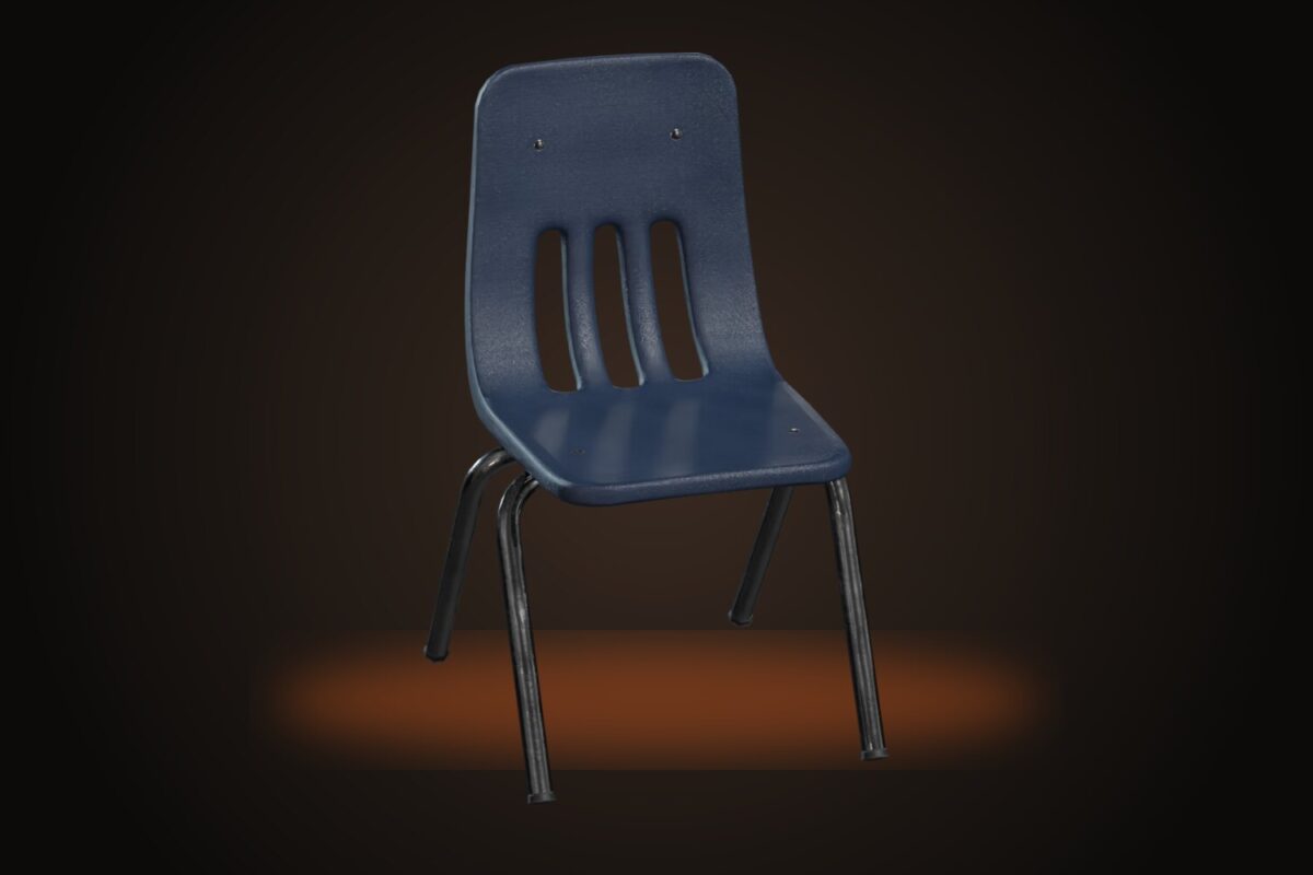 School Chair 01 Model