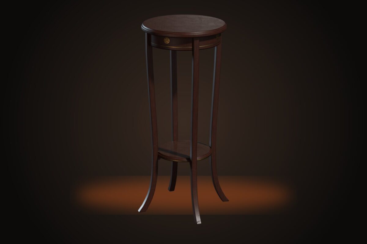Side Table Tall 01 Model