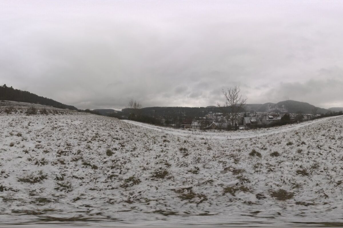 Snowy Hillside 02 HDRI