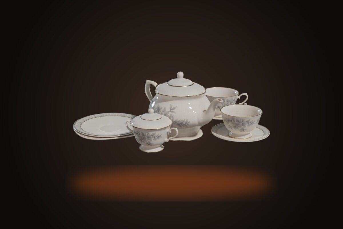 Tea Set 01 Model