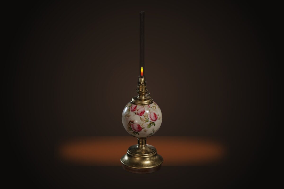 Vintage Oil Lamp Model
