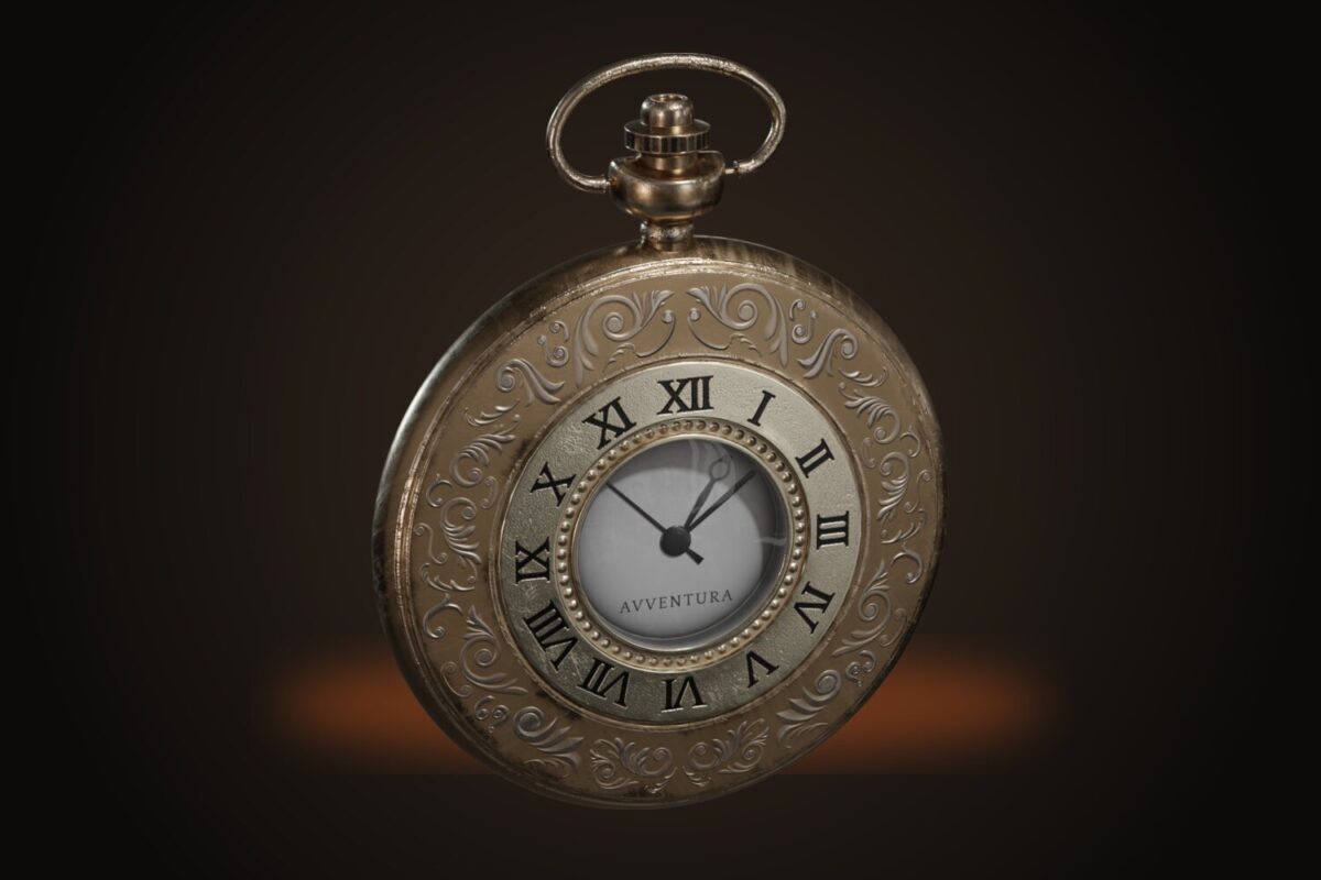 Vintage Pocket Watch Model