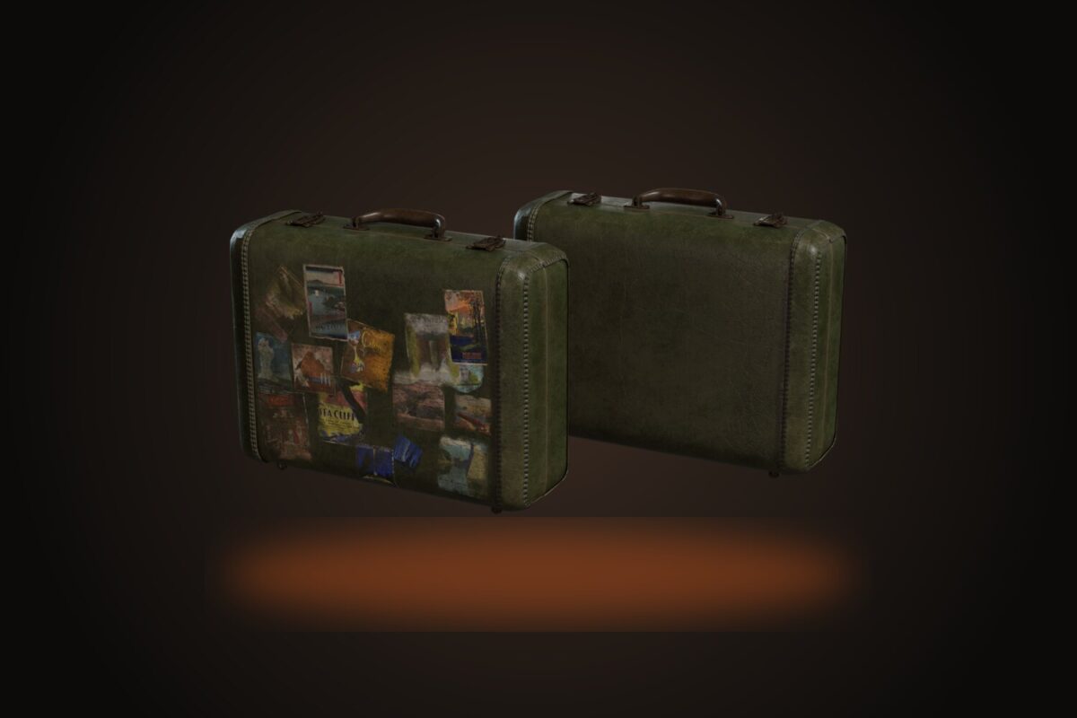 Vintage Suitcase Model