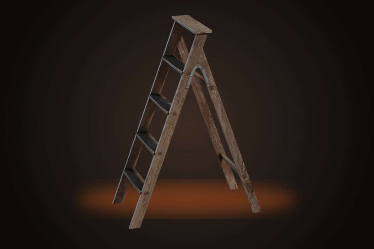 Wooden Ladder Model