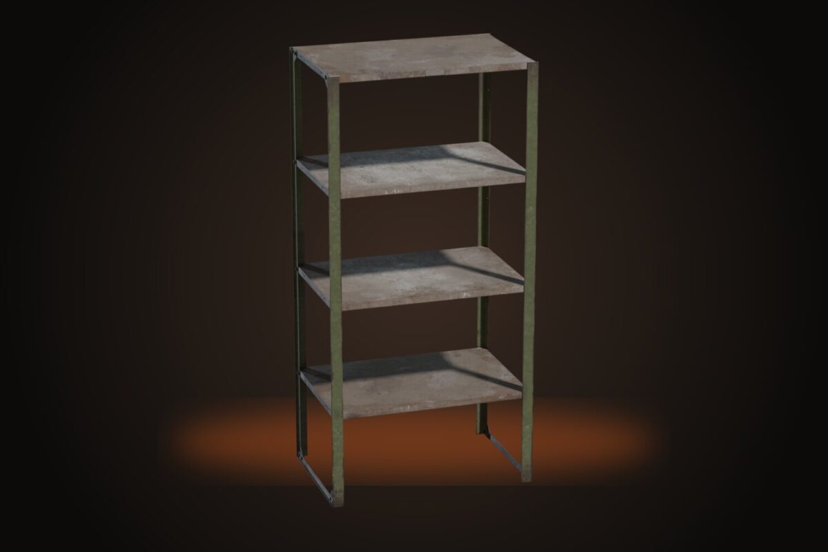 Worn Metal Rack Model